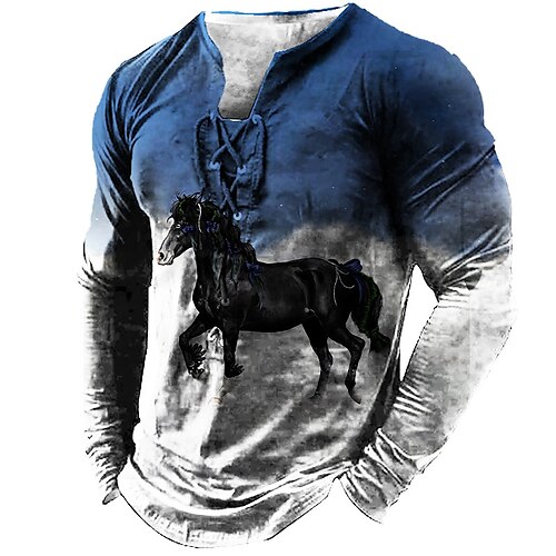 Per uomo maglietta Magliette Pop art Animali Cavallo Colletto Blu Viola Marrone Stampa 3D Esterno Strada Manica lunga Lacci Stampa Abbigliamento Essenziale Originale Informale Classico
Per uomo maglietta Magliette Pop art Animali Cavallo Colletto Blu Viola Marrone Stampa 3D Esterno Strada Manica lunga Lacci Stampa Abbigliamento Essenziale Originale Informale Classico