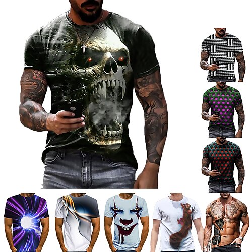 Men's T shirt Tee Tee Designer Vintage Streetwear Summer Short Sleeve Green White Purple Light Green Rosy Pink Dark Purple Graphic Optical Illusion Print Plus Size Crew Neck Round Neck Casual Daily
Men's T shirt Tee Tee Designer Vintage Streetwear Summer Short Sleeve Green White Purple Light Green Rosy Pink Dark Purple Graphic Optical Illusion Print Plus Size Crew Neck Round Neck Casual Daily