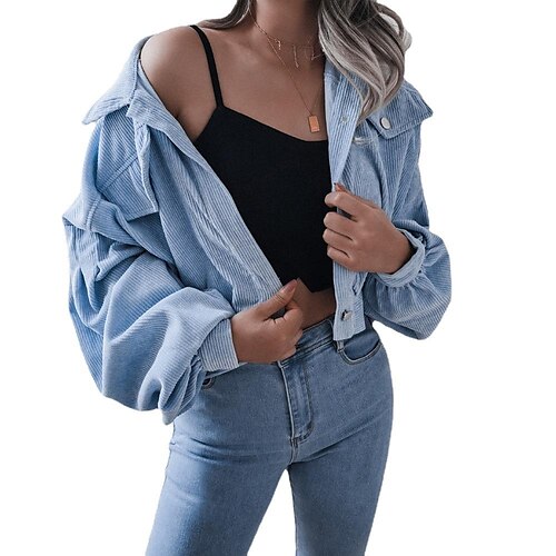 Women's Blouse Shirt Black Blue khaki Graphic Long Sleeve Party Holiday Shirt Collar S
Women's Blouse Shirt Black Blue khaki Graphic Long Sleeve Party Holiday Shirt Collar S
