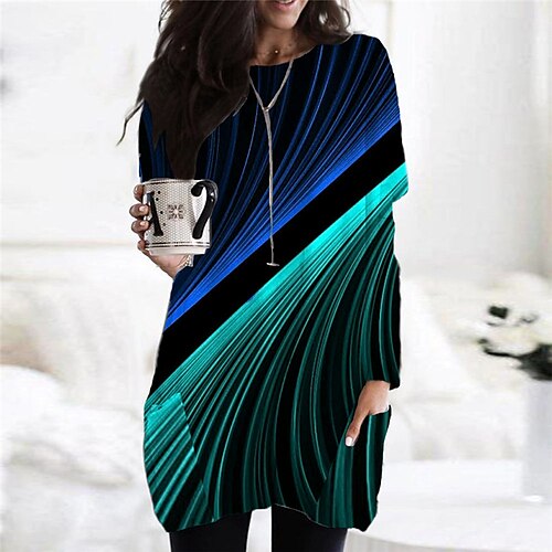 Women's Casual Dress T Shirt Dress Tee Dress Shift Dress Mini Dress Blue Long Sleeve Line Pocket Winter Fall Spring Crew Neck Fashion Christmas Daily 2022 S M L XL XXL 3XL
Women's Casual Dress T Shirt Dress Tee Dress Shift Dress Mini Dress Blue Long Sleeve Line Pocket Winter Fall Spring Crew Neck Fashion Christmas Daily 2022 S M L XL XXL 3XL