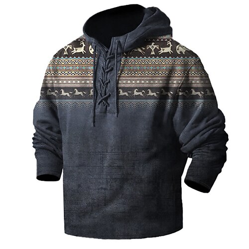 Men's Pullover Hoodie Sweatshirt Pullover Army Green Navy Blue Coffee Gray Hooded Horse Graphic Prints Lace up Print Casual Daily Sports 3D Print Basic Boho Streetwear Spring & Fall Clothing Apparel
Men's Pullover Hoodie Sweatshirt Pullover Army Green Navy Blue Coffee Gray Hooded Horse Graphic Prints Lace up Print Casual Daily Sports 3D Print Basic Boho Streetwear Spring & Fall Clothing Apparel