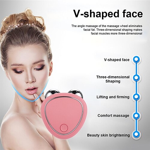Portable Facial Micro-current Beauty Instrument For Lifting Thinning And Reducing Edema With Double Roller Massager For Face
Portable Facial Micro-current Beauty Instrument For Lifting Thinning And Reducing Edema With Double Roller Massager For Face