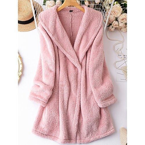 Women's Plus Size Loungewear Top Pure Color Fashion Simple Comfort Home Daily Vacation Cotton V Wire Long Sleeve Cardigan Winter Fall Pink
Women's Plus Size Loungewear Top Pure Color Fashion Simple Comfort Home Daily Vacation Cotton V Wire Long Sleeve Cardigan Winter Fall Pink