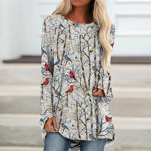 Women's Casual Dress T Shirt Dress Tee Dress Shift Dress Mini Dress Gray Long Sleeve Animal Print Winter Fall Spring Crew Neck Fashion Christmas Daily 2022 S M L XL XXL 3XL
Women's Casual Dress T Shirt Dress Tee Dress Shift Dress Mini Dress Gray Long Sleeve Animal Print Winter Fall Spring Crew Neck Fashion Christmas Daily 2022 S M L XL XXL 3XL