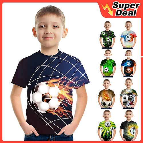 World Cup Kids Boys T shirt Color Block School 3D Print Short Sleeve Active 3-12 Years Summer Light Yellow Deep Green Green
World Cup Kids Boys T shirt Color Block School 3D Print Short Sleeve Active 3-12 Years Summer Light Yellow Deep Green Green