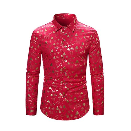 Men's Shirt Tree Graphic Prints Turndown Black Gold Red White 3D Print Christmas Street Long Sleeve Button-Down Print Clothing Apparel Fashion Designer Casual Soft
Men's Shirt Tree Graphic Prints Turndown Black Gold Red White 3D Print Christmas Street Long Sleeve Button-Down Print Clothing Apparel Fashion Designer Casual Soft