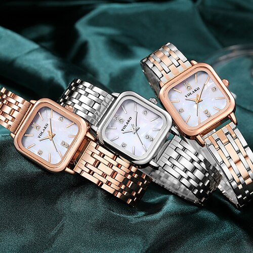 Wrist Watch Quartz Watch for Women Analog Quartz Stylish Fashion Minimalist Creative Stainless Steel Stainless Steel Creative / One Year
Wrist Watch Quartz Watch for Women Analog Quartz Stylish Fashion Minimalist Creative Stainless Steel Stainless Steel Creative / One Year