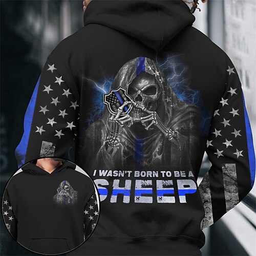 Men's Pullover Hoodie Sweatshirt Black Hooded Skull Graphic Prints Print Daily Sports 3D Print Basic Streetwear Casual Spring Fall Clothing Apparel Hoodies Sweatshirts
Men's Pullover Hoodie Sweatshirt Black Hooded Skull Graphic Prints Print Daily Sports 3D Print Basic Streetwear Casual Spring Fall Clothing Apparel Hoodies Sweatshirts