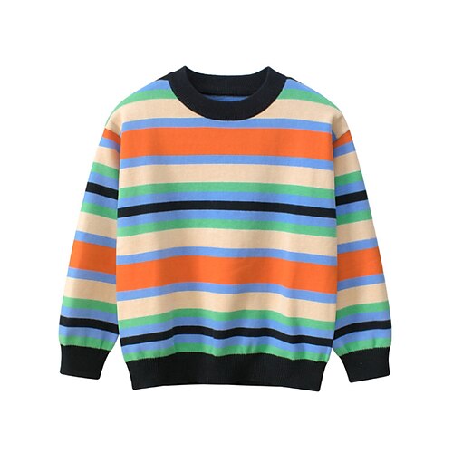 Kids Girls' Sweater Stripe School Print Long Sleeve Crewneck Fashion 5-13 Years Winter Multicolor
Kids Girls' Sweater Stripe School Print Long Sleeve Crewneck Fashion 5-13 Years Winter Multicolor