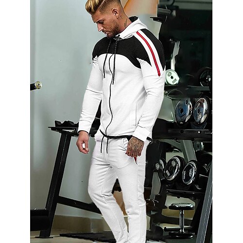 Men's Tracksuit Sweatsuit 2 Piece Full Zip Athletic Long Sleeve Thermal Warm Breathable Moisture Wicking Fitness Running Jogging Sportswear Activewear Color Block Black Green Dark Blue
Men's Tracksuit Sweatsuit 2 Piece Full Zip Athletic Long Sleeve Thermal Warm Breathable Moisture Wicking Fitness Running Jogging Sportswear Activewear Color Block Black Green Dark Blue