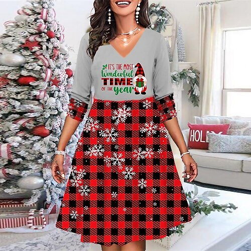 Women's Christmas Casual Dress Shift Dress Mini Dress Blue Red Gray Long Sleeve Plaid Letter Elk Print Winter Fall V Neck Vacation Casual 2022 XS S M L XL 2XL 3XL 4XL 5XL 6XL
Women's Christmas Casual Dress Shift Dress Mini Dress Blue Red Gray Long Sleeve Plaid Letter Elk Print Winter Fall V Neck Vacation Casual 2022 XS S M L XL 2XL 3XL 4XL 5XL 6XL