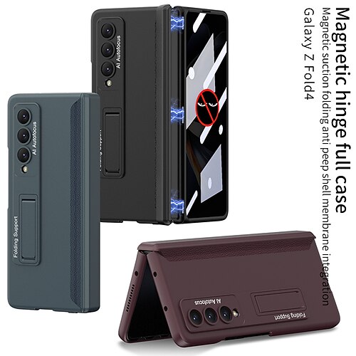 telefono Custodia Per Samsung Galaxy Custodia flip Z Fold 4 A calamita Protettivo per tutto il corpo A prova di sporco Tinta unita TPU Vetro temperato
telefono Custodia Per Samsung Galaxy Custodia flip Z Fold 4 A calamita Protettivo per tutto il corpo A prova di sporco Tinta unita TPU Vetro temperato