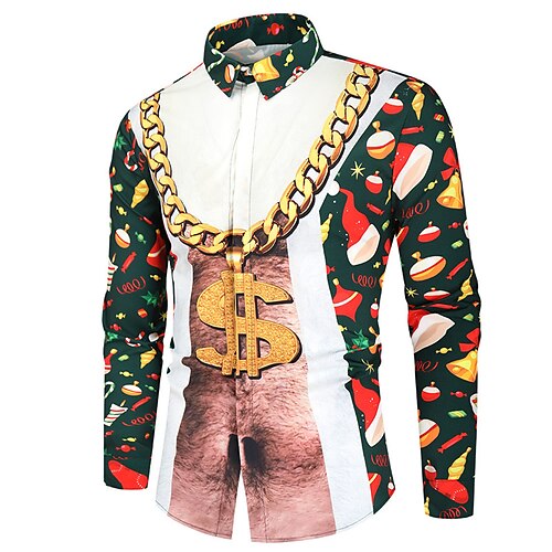 Men's Shirt Optical Illusion Graphic Prints Turndown Green Wine Red White 3D Print Christmas Street Long Sleeve Button-Down Print Clothing Apparel Fashion Designer Casual Soft
Men's Shirt Optical Illusion Graphic Prints Turndown Green Wine Red White 3D Print Christmas Street Long Sleeve Button-Down Print Clothing Apparel Fashion Designer Casual Soft