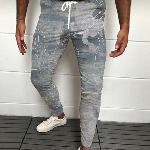 Men's Joggers Trousers Casual Pants Drawstring Elastic Waist 3D Print Graphic Prints Comfort Casual Daily Streetwear Basic Fashion Brown Gray Micro-elastic
Men's Joggers Trousers Casual Pants Drawstring Elastic Waist 3D Print Graphic Prints Comfort Casual Daily Streetwear Basic Fashion Brown Gray Micro-elastic