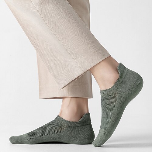 Men's 3 Pairs Socks Ankle Socks Low Cut Socks Casual Socks Fashion Comfort Cotton Solid Colored Casual Daily Thin Spring Summer Green Black
Men's 3 Pairs Socks Ankle Socks Low Cut Socks Casual Socks Fashion Comfort Cotton Solid Colored Casual Daily Thin Spring Summer Green Black