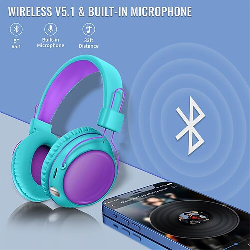 AKZ-B60 Over-ear Headphone Over Ear Bluetooth 5.1 Sports LED Light Ergonomic Design for Apple Samsung Xiaomi MI Daily Use PC Computer Gaming
AKZ-B60 Over-ear Headphone Over Ear Bluetooth 5.1 Sports LED Light Ergonomic Design for Apple Samsung Xiaomi MI Daily Use PC Computer Gaming