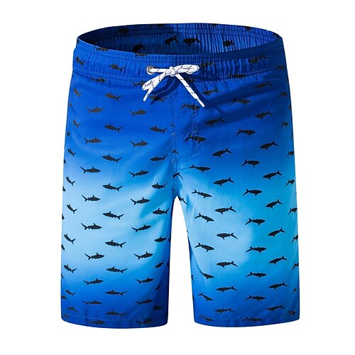 Men's Swim Shorts Swim Trunks Board Shorts Drawstring Elastic Waist Gradient Print Fish Comfort Breathable Short Casual Daily Beach Fashion Streetwear Black Deep Blue Micro-elastic
Men's Swim Shorts Swim Trunks Board Shorts Drawstring Elastic Waist Gradient Print Fish Comfort Breathable Short Casual Daily Beach Fashion Streetwear Black Deep Blue Micro-elastic
