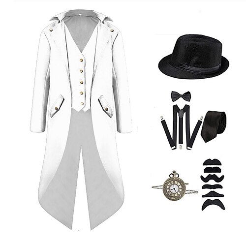 Cosplay Inspiré du vintage Costume de fête Homme Boucles Machaon Costume Vintage Cosplay Fête / Soirée manche longue Cache-col Halloween
Cosplay Inspiré du vintage Costume de fête Homme Boucles Machaon Costume Vintage Cosplay Fête / Soirée manche longue Cache-col Halloween