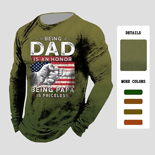 Herre T-shirt Grafiske tryk hænder Nationalflag Rund hals Grøn Blå Lilla militærgrøn Grå 3D-udskrivning udendørs Gade Langærmet Trykt mønster Tøj Basale Årgang Sport Designer
Herre T-shirt Grafiske tryk hænder Nationalflag Rund hals Grøn Blå Lilla militærgrøn Grå 3D-udskrivning udendørs Gade Langærmet Trykt mønster Tøj Basale Årgang Sport Designer