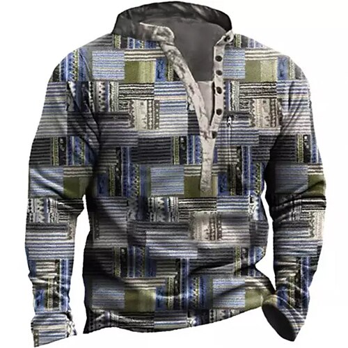 Men's Sweatshirt Pullover Gray Standing Collar Plaid Graphic Prints Zipper Print Daily Sports Holiday 3D Print Basic Streetwear Designer Spring & Fall Clothing Apparel Hoodies Sweatshirts
Men's Sweatshirt Pullover Gray Standing Collar Plaid Graphic Prints Zipper Print Daily Sports Holiday 3D Print Basic Streetwear Designer Spring & Fall Clothing Apparel Hoodies Sweatshirts