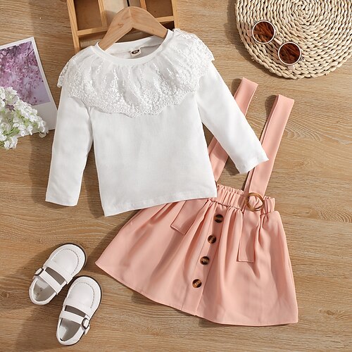 2 Pieces Kids Girls' Solid Color Ruched Dress Suits Set Long Sleeve Cute Party 3-7 Years Winter Pink
2 Pieces Kids Girls' Solid Color Ruched Dress Suits Set Long Sleeve Cute Party 3-7 Years Winter Pink