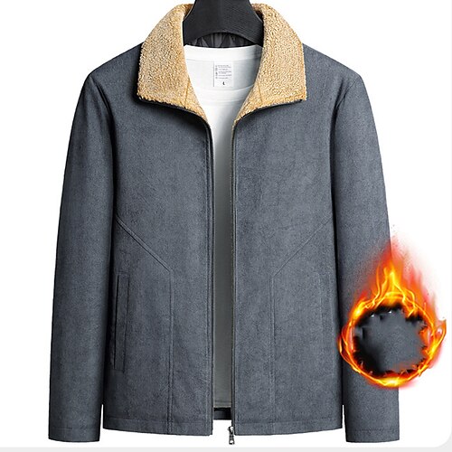 Men's Winter Jacket Corduroy Jacket Winter Coat Warm Daily Wear Vacation Zipper Turndown Comfort Leisure Jacket Outerwear Solid / Plain Color Zipper Pocket Black Coffee Grey
Men's Winter Jacket Corduroy Jacket Winter Coat Warm Daily Wear Vacation Zipper Turndown Comfort Leisure Jacket Outerwear Solid / Plain Color Zipper Pocket Black Coffee Grey