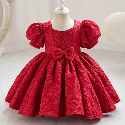 Toddler Girls' Party Dress Solid Color Party Dress Knee-length Dress Wedding Zipper Crew Neck Short Sleeve Active Dress 3-7 Years Fall Pink Champagne Red
Toddler Girls' Party Dress Solid Color Party Dress Knee-length Dress Wedding Zipper Crew Neck Short Sleeve Active Dress 3-7 Years Fall Pink Champagne Red