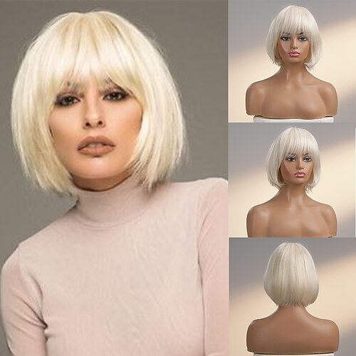 Menneskehårblanding Parykk Kort Naturlig rett Pixiefrisyre Sideskill Lagvis frisyre Asymmetrisk frisyre Blond Hvit Sølv Cosplay Rull & rettetang Naturlig hårlinje Lokkløs Brasiliansk hår Dame Alle
Menneskehårblanding Parykk Kort Naturlig rett Pixiefrisyre Sideskill Lagvis frisyre Asymmetrisk frisyre Blond Hvit Sølv Cosplay Rull & rettetang Naturlig hårlinje Lokkløs Brasiliansk hår Dame Alle