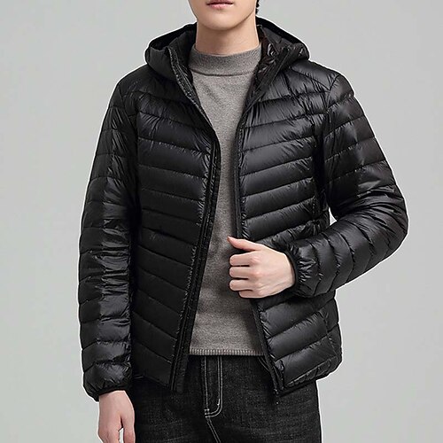 Men's Down Jacket Winter Jacket Winter Coat Windproof Warm Date Casual Daily Office & Career Solid Color Outerwear Clothing Apparel Wine Black Royal Blue
Men's Down Jacket Winter Jacket Winter Coat Windproof Warm Date Casual Daily Office & Career Solid Color Outerwear Clothing Apparel Wine Black Royal Blue