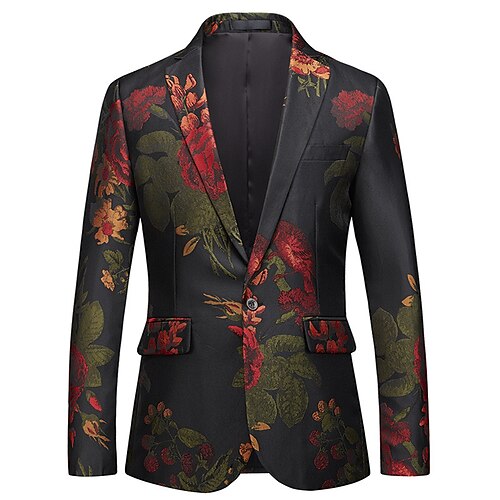 Men's Coat Breathable Office Single Breasted One-button Flower 3D Printed Graphic Turndown Fashion Jacket Outerwear Long Sleeve Pocket Fall & Winter
Men's Coat Breathable Office Single Breasted One-button Flower 3D Printed Graphic Turndown Fashion Jacket Outerwear Long Sleeve Pocket Fall & Winter