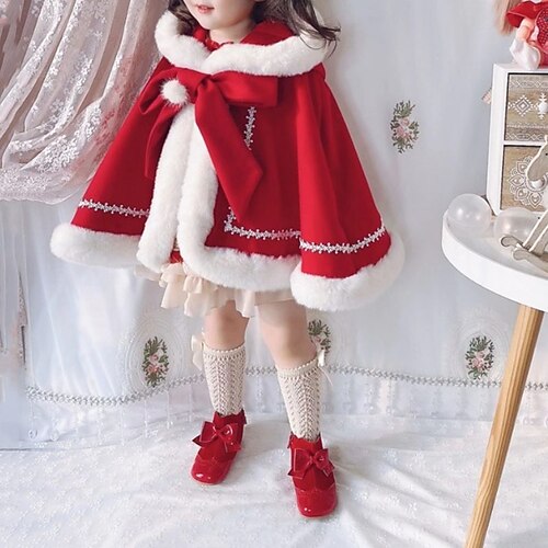 Toddler Girls' Cape Solid Color Active Outdoor Coat Outerwear 3-7 Years Winter Red
Toddler Girls' Cape Solid Color Active Outdoor Coat Outerwear 3-7 Years Winter Red