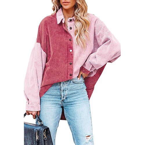 Women's Winter Coat Casual Jacket Comfortable Daily Wear Casual Daily Weekend Patchwork Single Breasted Turndown Sweet Patchwork Loose Fit Outerwear Long Sleeve Winter Fall Black And White Dark Pink
Women's Winter Coat Casual Jacket Comfortable Daily Wear Casual Daily Weekend Patchwork Single Breasted Turndown Sweet Patchwork Loose Fit Outerwear Long Sleeve Winter Fall Black And White Dark Pink