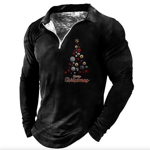 Men's Collar Polo Shirt Golf Shirt Tree Graphic Prints Turndown Black Blue 3D Print Christmas Street Long Sleeve Zipper Print Clothing Apparel Fashion Designer Casual Soft
Men's Collar Polo Shirt Golf Shirt Tree Graphic Prints Turndown Black Blue 3D Print Christmas Street Long Sleeve Zipper Print Clothing Apparel Fashion Designer Casual Soft