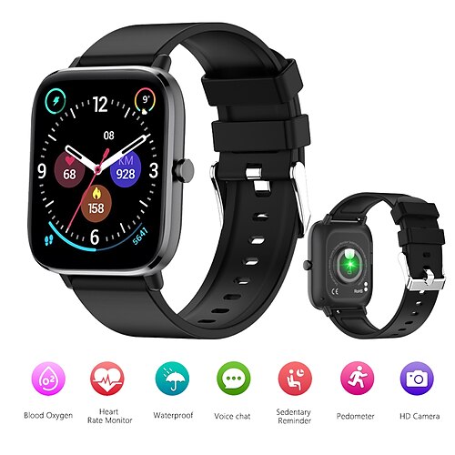 T45S Smart Watch 1.7 inch Smartwatch Fitness Running Watch Bluetooth ECGPPG Temperature Monitoring Pedometer Compatible with Android iOS Women Men Waterproof Long Standby Hands-Free Calls IP 67 38mm
T45S Smart Watch 1.7 inch Smartwatch Fitness Running Watch Bluetooth ECGPPG Temperature Monitoring Pedometer Compatible with Android iOS Women Men Waterproof Long Standby Hands-Free Calls IP 67 38mm
