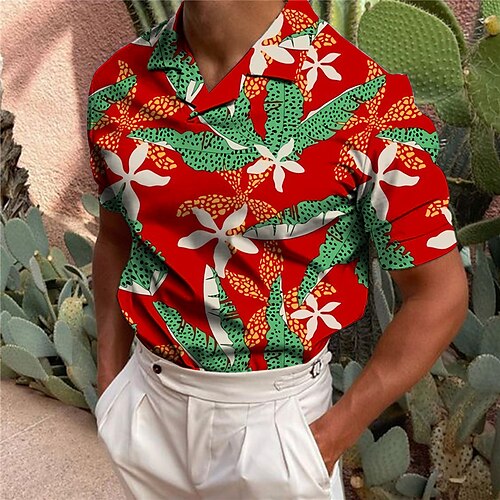 Men's Polo Shirt Golf Shirt Floral Graphic Prints Turndown Blue Red 3D Print Outdoor Street Short Sleeves Print Clothing Apparel Fashion Designer Casual Breathable
Men's Polo Shirt Golf Shirt Floral Graphic Prints Turndown Blue Red 3D Print Outdoor Street Short Sleeves Print Clothing Apparel Fashion Designer Casual Breathable