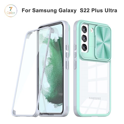 Phone Case For Samsung Galaxy Classic Series S22 S22 Plus S22 Ultra Bumper Frame Full Body Protective Dustproof Solid Colored TPU
Phone Case For Samsung Galaxy Classic Series S22 S22 Plus S22 Ultra Bumper Frame Full Body Protective Dustproof Solid Colored TPU