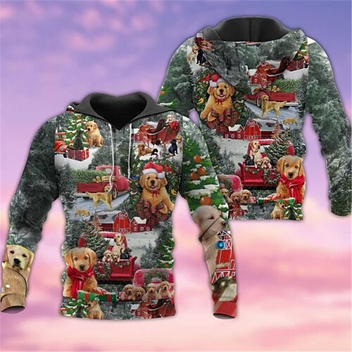 Men's Pullover Hoodie Sweatshirt Green Black Blue Hooded Dog Graphic Prints Ugly Christmas Print Daily Sports 3D Print Basic Streetwear Designer Spring Fall Clothing Apparel Hoodies Sweatshirts
Men's Pullover Hoodie Sweatshirt Green Black Blue Hooded Dog Graphic Prints Ugly Christmas Print Daily Sports 3D Print Basic Streetwear Designer Spring Fall Clothing Apparel Hoodies Sweatshirts