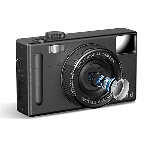 

Digital Camera 1080P 48MP Video Camcorder 3.0 Inch TFT LCD Screen Auto Focus 16X Digital Zoom Anti-shake Christmas Gift