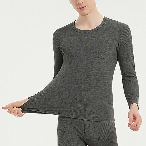 Herre Superundertøy Nattøy Termisk sett Ren farge Grunnleggende Mote Komfort Hjem Polyester Varm Crew-hals Langermet Bukse Elastisk midje Vinter Høst Svart Vin
Herre Superundertøy Nattøy Termisk sett Ren farge Grunnleggende Mote Komfort Hjem Polyester Varm Crew-hals Langermet Bukse Elastisk midje Vinter Høst Svart Vin
