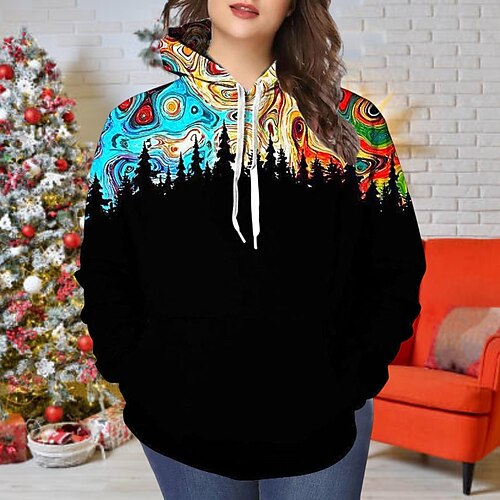 Women's Plus Size Christmas Tops Pullover Sweatshirt Hoodie Sweatshirt Animal Deer Print Long Sleeve Crewneck Streetwear Daily Microfiber Fall Winter Yellow
Women's Plus Size Christmas Tops Pullover Sweatshirt Hoodie Sweatshirt Animal Deer Print Long Sleeve Crewneck Streetwear Daily Microfiber Fall Winter Yellow