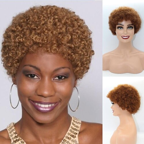 Afro Kinky Curly Wig With Bangs Machine Made Scalp Top Wig Brazilian Short Curly Bang Wig
Afro Kinky Curly Wig With Bangs Machine Made Scalp Top Wig Brazilian Short Curly Bang Wig