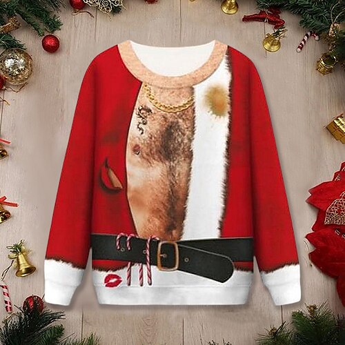 Men's Sweatshirt Pullover Red Crew Neck Graphic Prints Ugly Christmas Print Daily Sports Holiday 3D Print Basic Streetwear Designer Spring & Fall Clothing Apparel Hoodies Sweatshirts Long Sleeve
Men's Sweatshirt Pullover Red Crew Neck Graphic Prints Ugly Christmas Print Daily Sports Holiday 3D Print Basic Streetwear Designer Spring & Fall Clothing Apparel Hoodies Sweatshirts Long Sleeve
