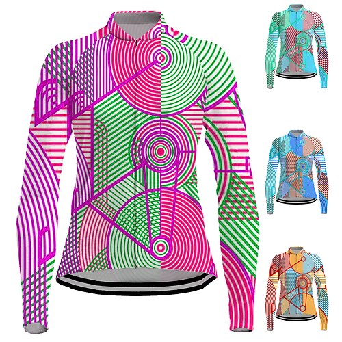 21Grams Women's Cycling Jersey Long Sleeve Bike Jersey Top with 3 Rear Pockets Mountain Bike MTB Road Bike Cycling Breathable Quick Dry Moisture Wicking Reflective Strips Green Rosy Pink Orange
21Grams Women's Cycling Jersey Long Sleeve Bike Jersey Top with 3 Rear Pockets Mountain Bike MTB Road Bike Cycling Breathable Quick Dry Moisture Wicking Reflective Strips Green Rosy Pink Orange