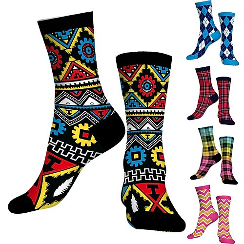 Socks Compression Socks Cycling Socks Athletic Socks Funny Socks Novelty Socks Men's Women's Bike / Cycling Breathable Anatomic Design Wearable 1 Pair Geometic Cotton Black Yellow Rosy Pink S M L
Socks Compression Socks Cycling Socks Athletic Socks Funny Socks Novelty Socks Men's Women's Bike / Cycling Breathable Anatomic Design Wearable 1 Pair Geometic Cotton Black Yellow Rosy Pink S M L