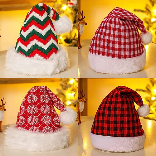Women's Unisex Warm Winter Hat Home Christmas Plaid / Striped / Chevron / Round Polyester Casual Warm Multipurpose 1 pcs
Women's Unisex Warm Winter Hat Home Christmas Plaid / Striped / Chevron / Round Polyester Casual Warm Multipurpose 1 pcs