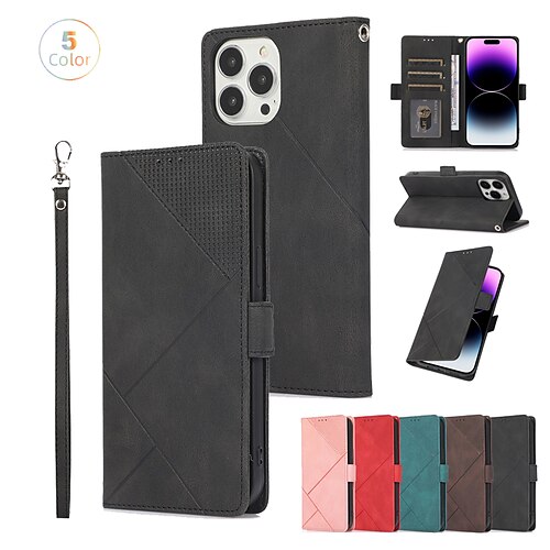 Phone Case For Apple Wallet Card iPhone 14 Pro Max 14 Plus 13 12 11 Pro Max Mini SE Wallet Full Body Protective with Wrist Strap Solid Colored TPU PU Leather
Phone Case For Apple Wallet Card iPhone 14 Pro Max 14 Plus 13 12 11 Pro Max Mini SE Wallet Full Body Protective with Wrist Strap Solid Colored TPU PU Leather