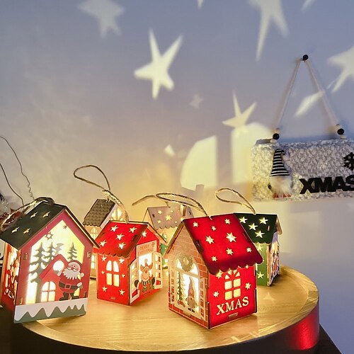 Luminous Christmas log cabin small night light Christmas decorative night light
Luminous Christmas log cabin small night light Christmas decorative night light