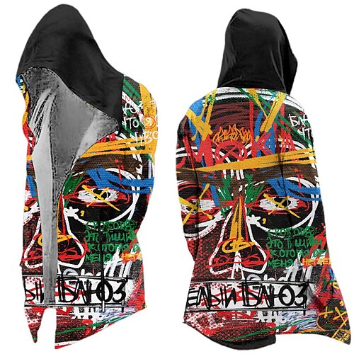 Men's Hoodie Jacket Outerwear Green Blue Red Hooded Graphic Graffiti Print Casual Daily Holiday 3D Print Basic Streetwear Casual Fall Winter Clothing Apparel Hoodies Sweatshirts
Men's Hoodie Jacket Outerwear Green Blue Red Hooded Graphic Graffiti Print Casual Daily Holiday 3D Print Basic Streetwear Casual Fall Winter Clothing Apparel Hoodies Sweatshirts