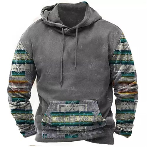 Men's Pullover Hoodie Sweatshirt Gray Hooded Tribal Graphic Prints Print Daily Sports 3D Print Basic Boho Streetwear Spring & Fall Clothing Apparel Hoodies Sweatshirts
Men's Pullover Hoodie Sweatshirt Gray Hooded Tribal Graphic Prints Print Daily Sports 3D Print Basic Boho Streetwear Spring & Fall Clothing Apparel Hoodies Sweatshirts