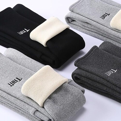 Dame Fleecebukser Leggings Bomullsblanding Fleecefôr Svart-1 Mørkegrå-1 Lys grå-1 Strømpebukser Fritid / hverdag Høy Elastisitet Full lengde Hold Varm Bokstaver En Størrelse Store størrelser One
Dame Fleecebukser Leggings Bomullsblanding Fleecefôr Svart-1 Mørkegrå-1 Lys grå-1 Strømpebukser Fritid / hverdag Høy Elastisitet Full lengde Hold Varm Bokstaver En Størrelse Store størrelser One